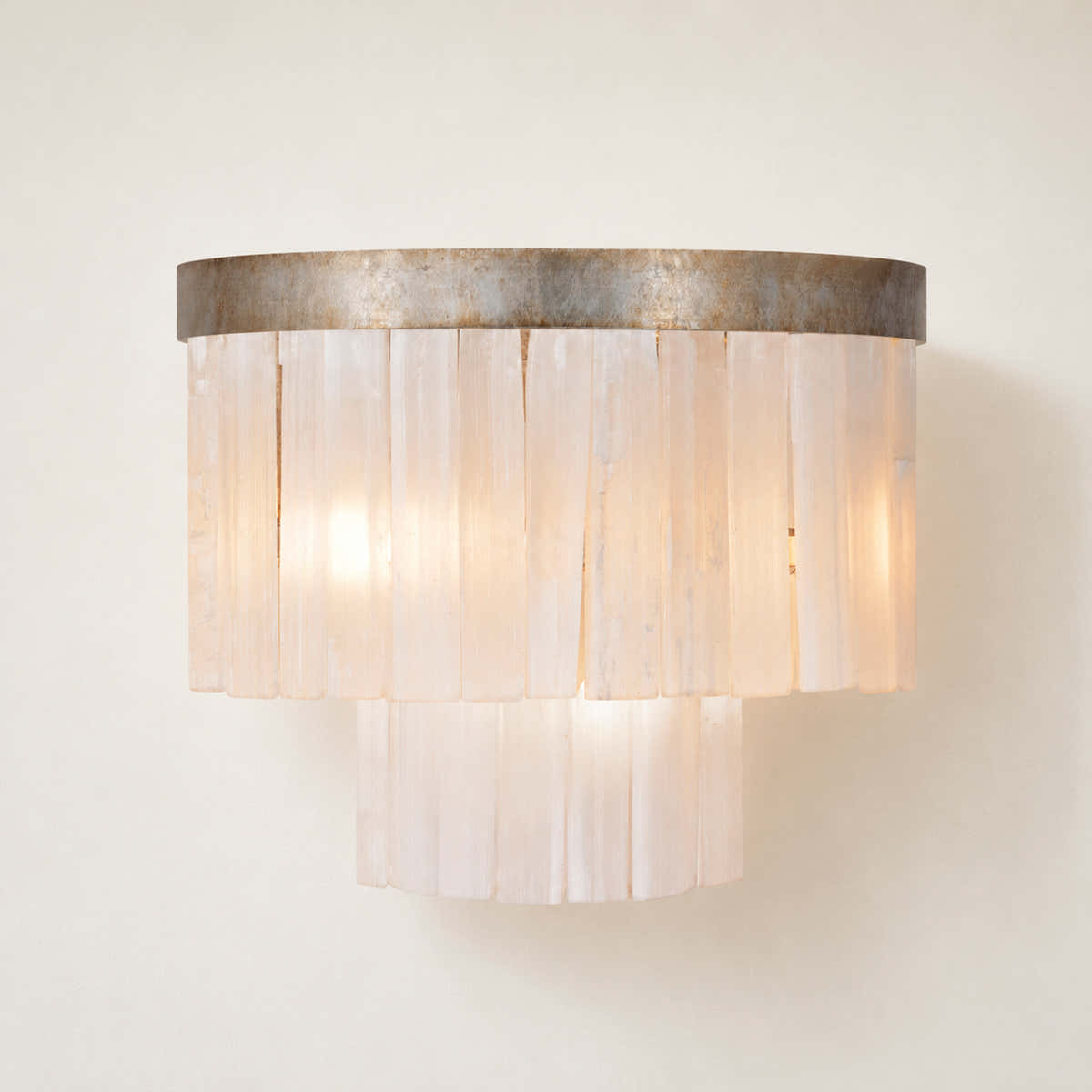 Cameron Round 2-Tier Wall Sconce