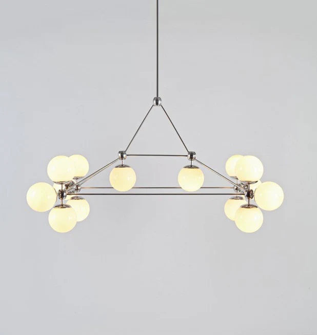 Modo Chandelier - Rectangle, 14 Globes