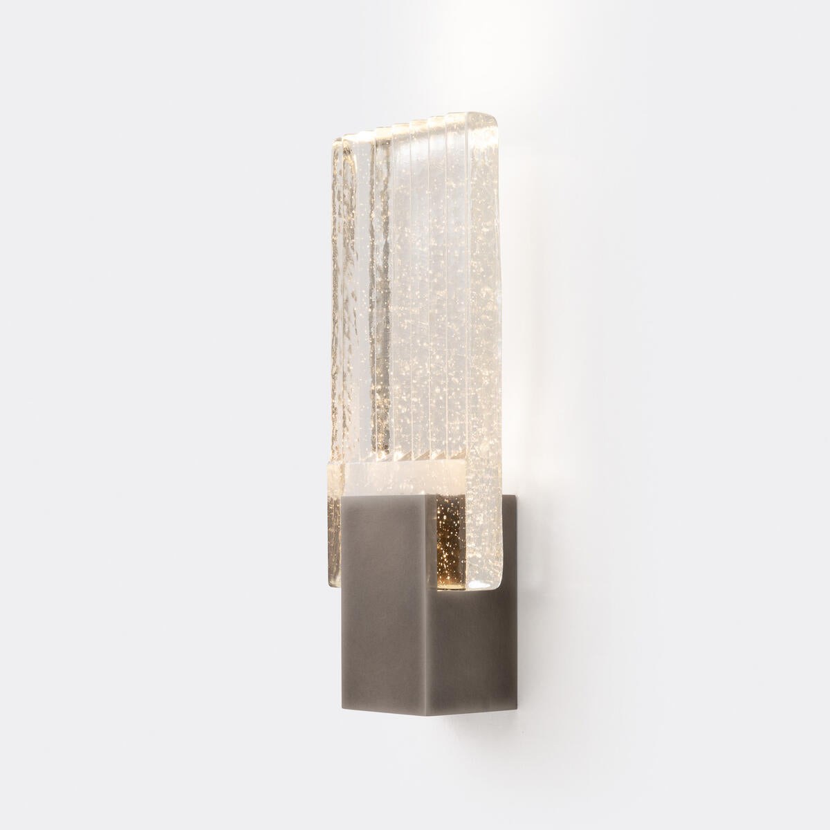 Pleated Glass Sconce