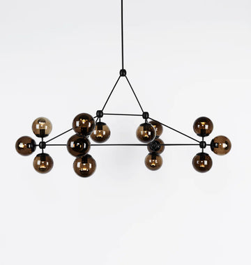 Modo Chandelier - Rectangle, 14 Globes