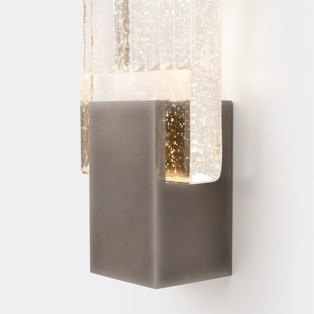Pleated Glass Sconce