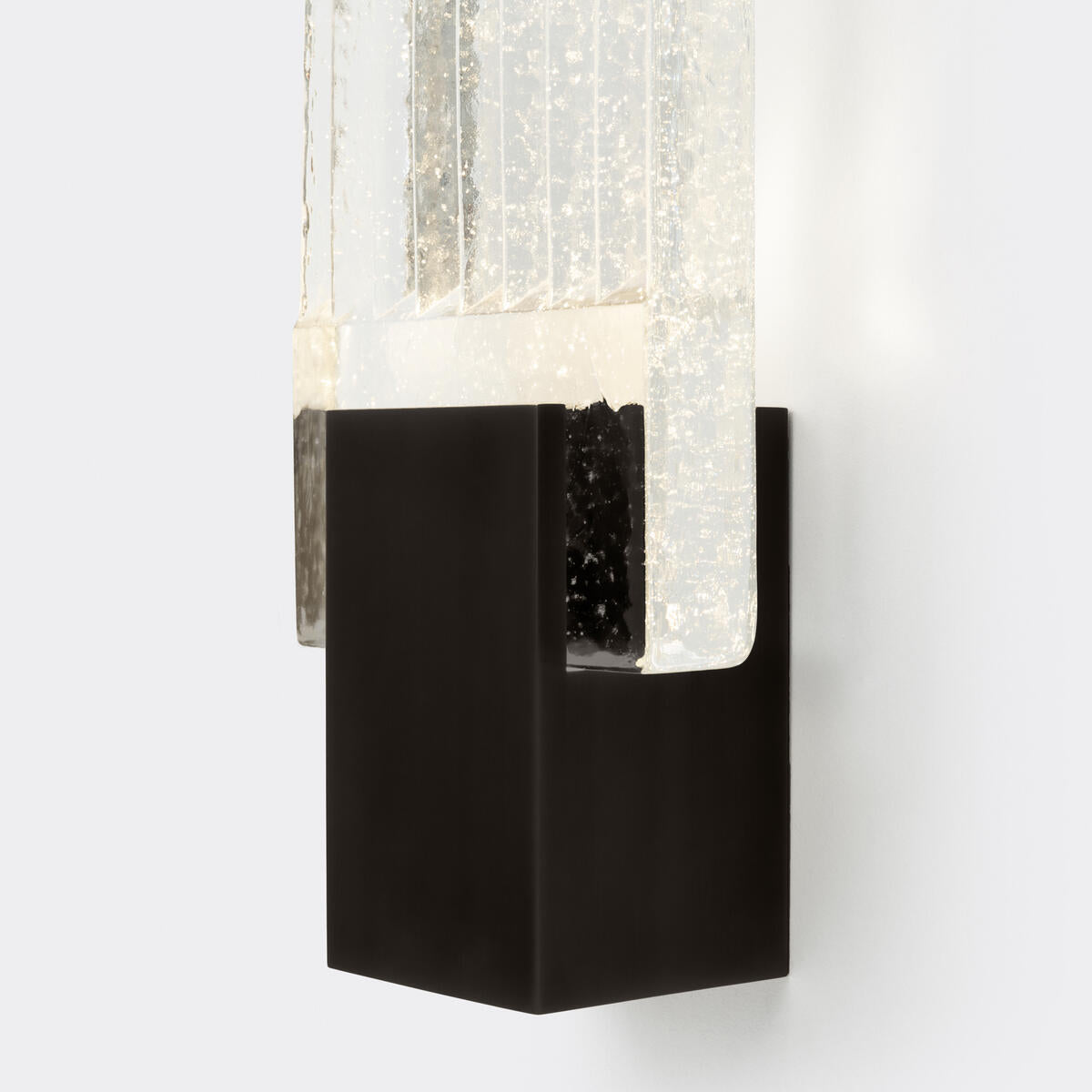 Pleated Glass Sconce