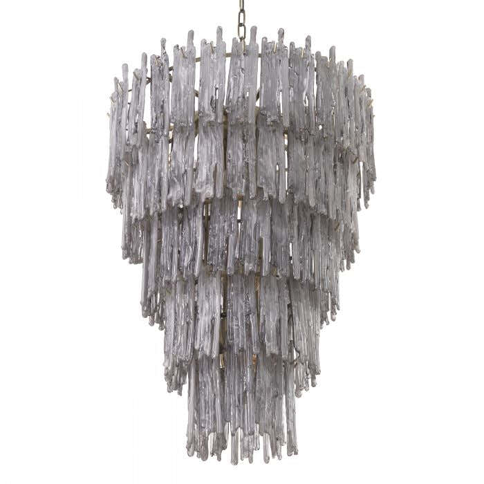Saint Roch Modern Glass Chandelier [S/L] - [Brass & Glass]