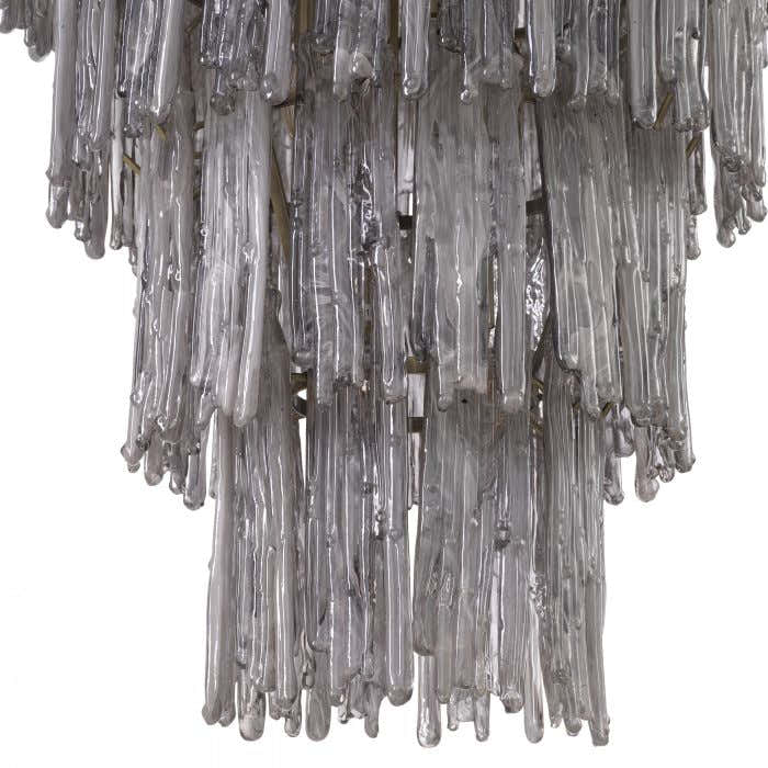 Saint Roch Modern Glass Chandelier [S/L] - [Brass & Glass]