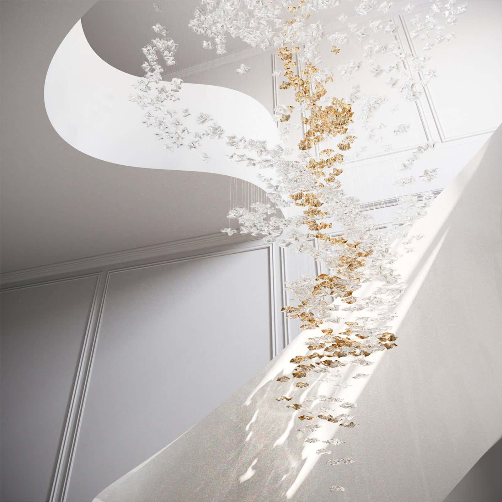 Tidal Art Glass Pendants (Without canopy)