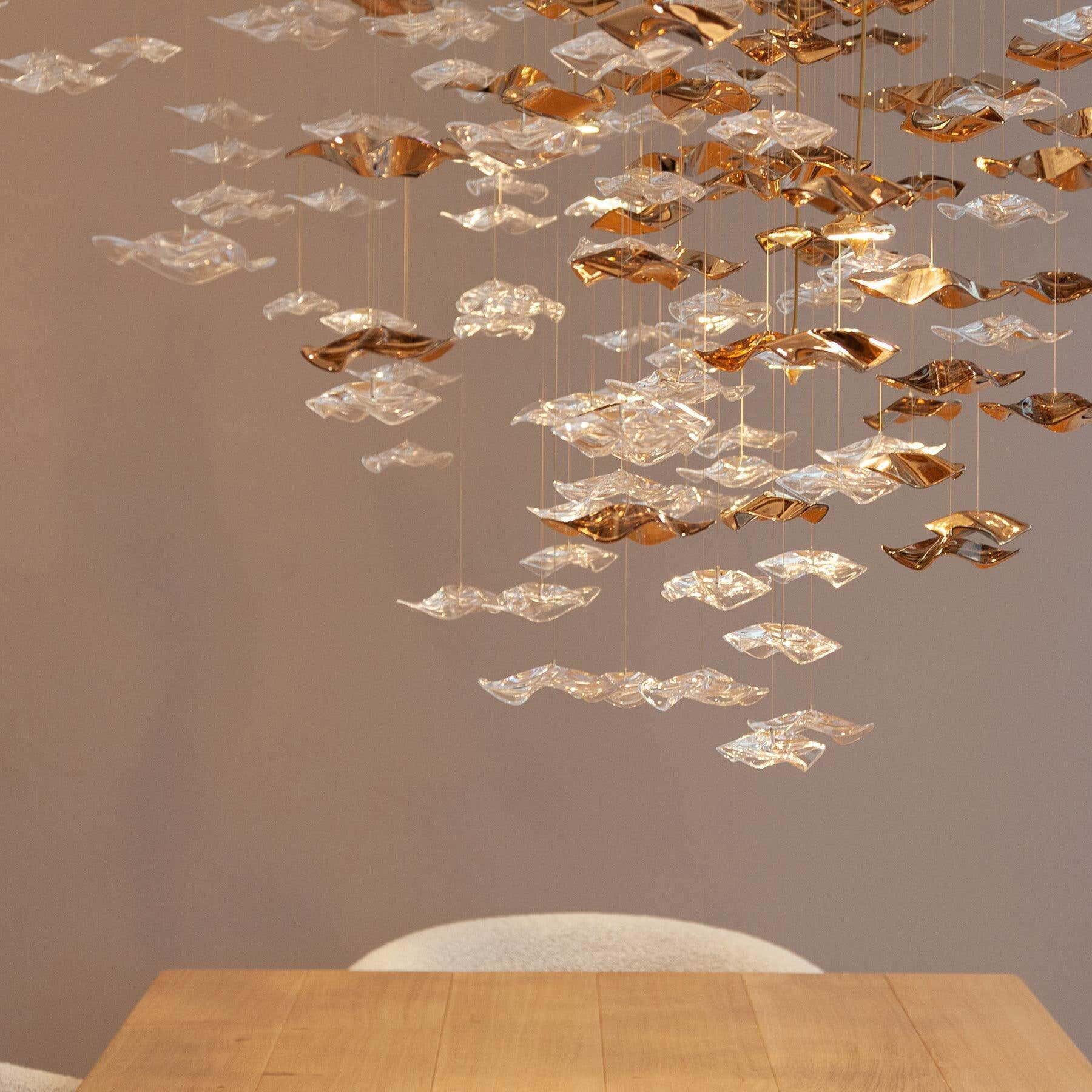 Tidal Art Glass Pendants (Without canopy)