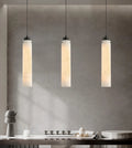 Simple marble pendant lamp