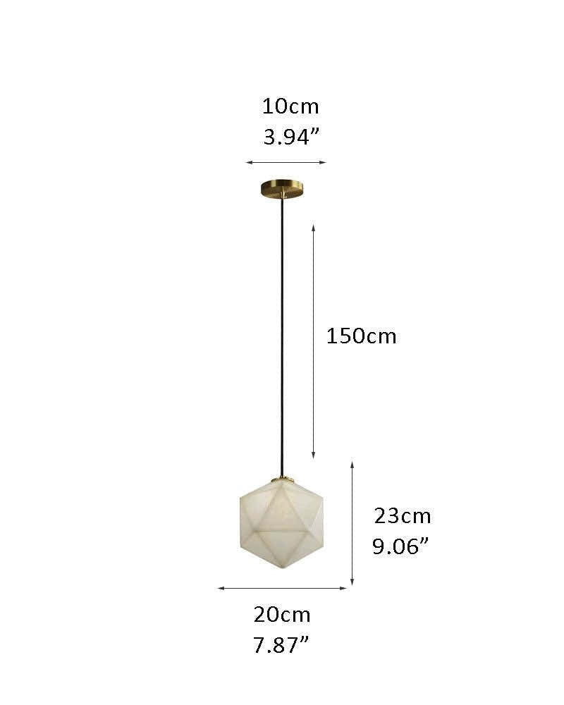 Alabaster Ceiling Pendant Lamp in black metal plate for dining room, living room, bedroom