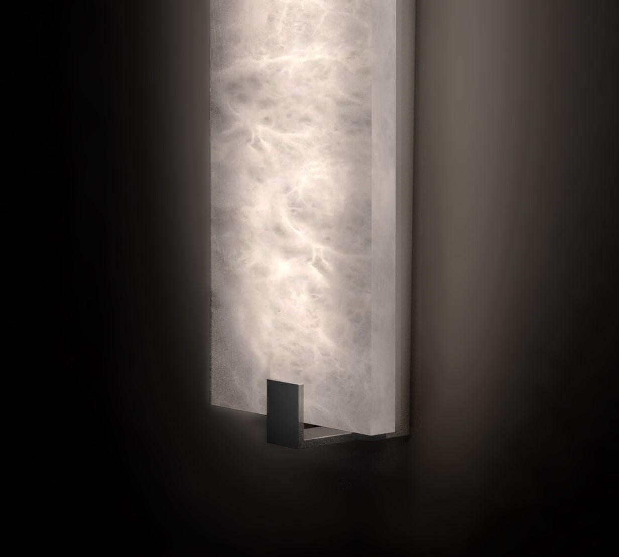 Theseus Alabaster Selene Wall Sconce