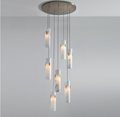 Alabaster Deco Cluster Chandelier