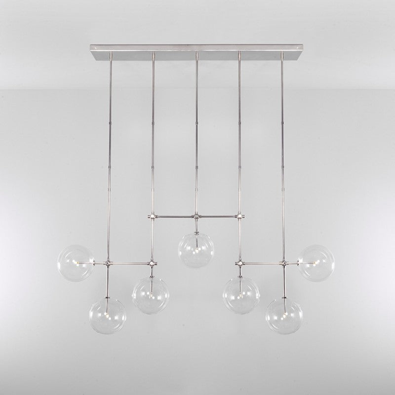 Soap B7 LG | 7-Light Modern Brass Chandelier - Schwung