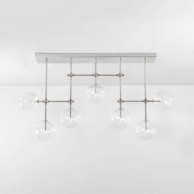 Soap B7 LG | 7-Light Modern Brass Chandelier - Schwung