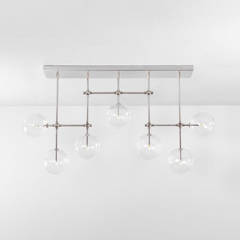 Soap B7 LG | 7-Light Modern Brass Chandelier - Schwung