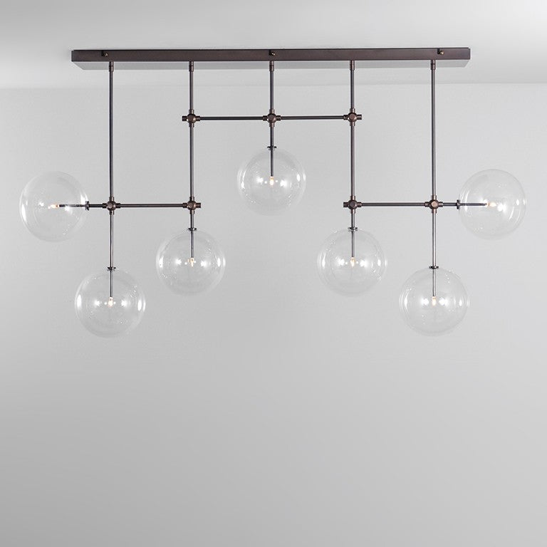 Soap B7 MD | 7-Light Modern Brass Chandelier - Schwung