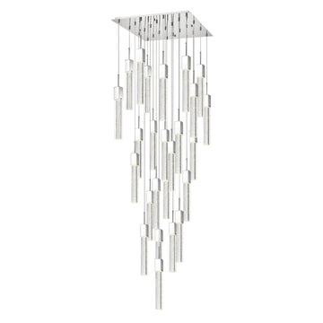 Sparkling Night Chandelier Vertical // XL  25  Light