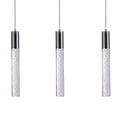 Sparkling Night Cylinder Chandelier // 3 Light