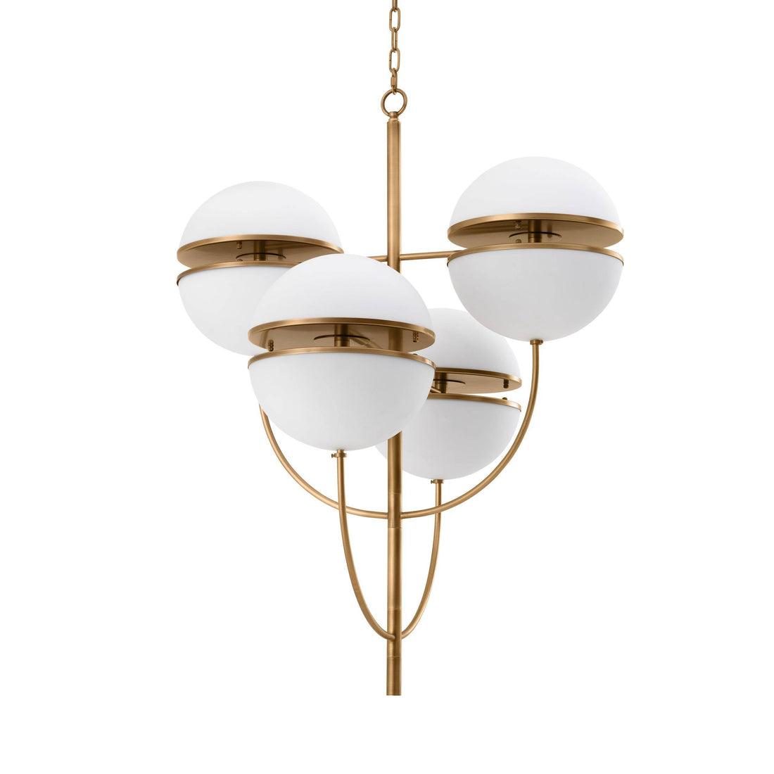 Spiridon Modern Brass Chandelier