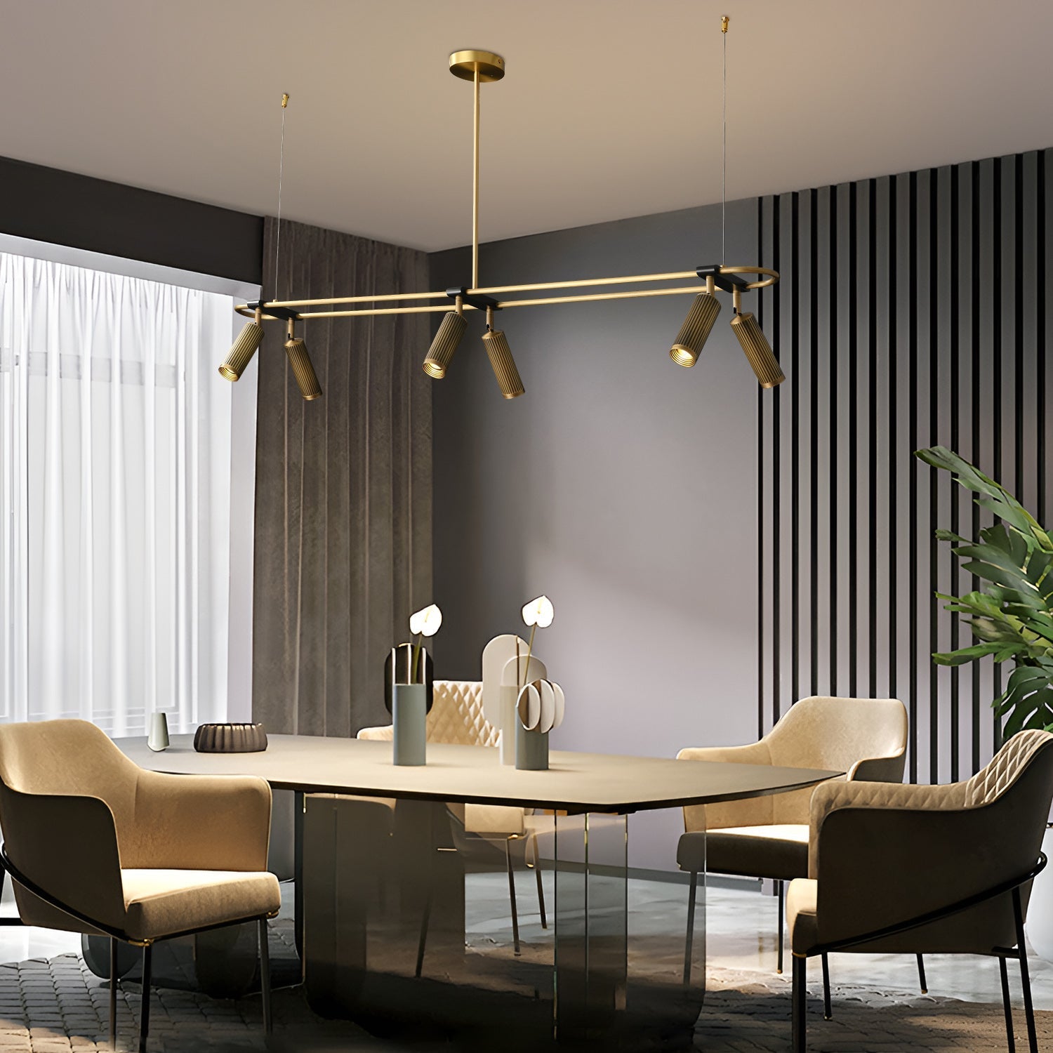 Spot Linear Suspension Pendant Light