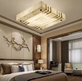 Square Alabaster Ceiling Lamps