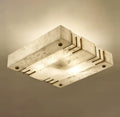 Square Alabaster Ceiling Lamps