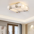 Square Alabaster Ceiling Lamps