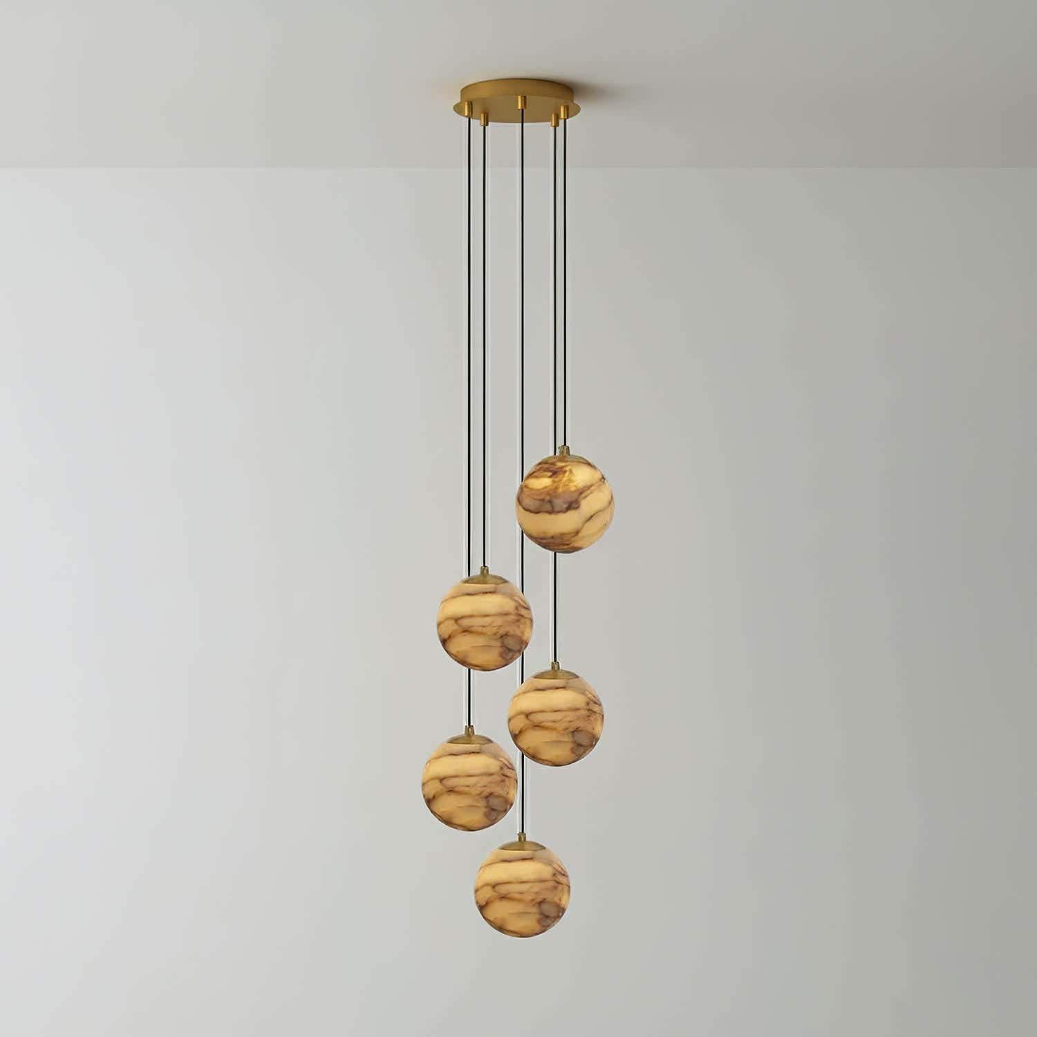 Sultana Alabaster Cluster Chandelier