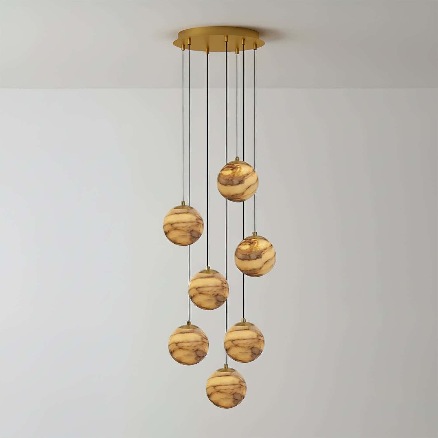 Sultana Alabaster Cluster Chandelier