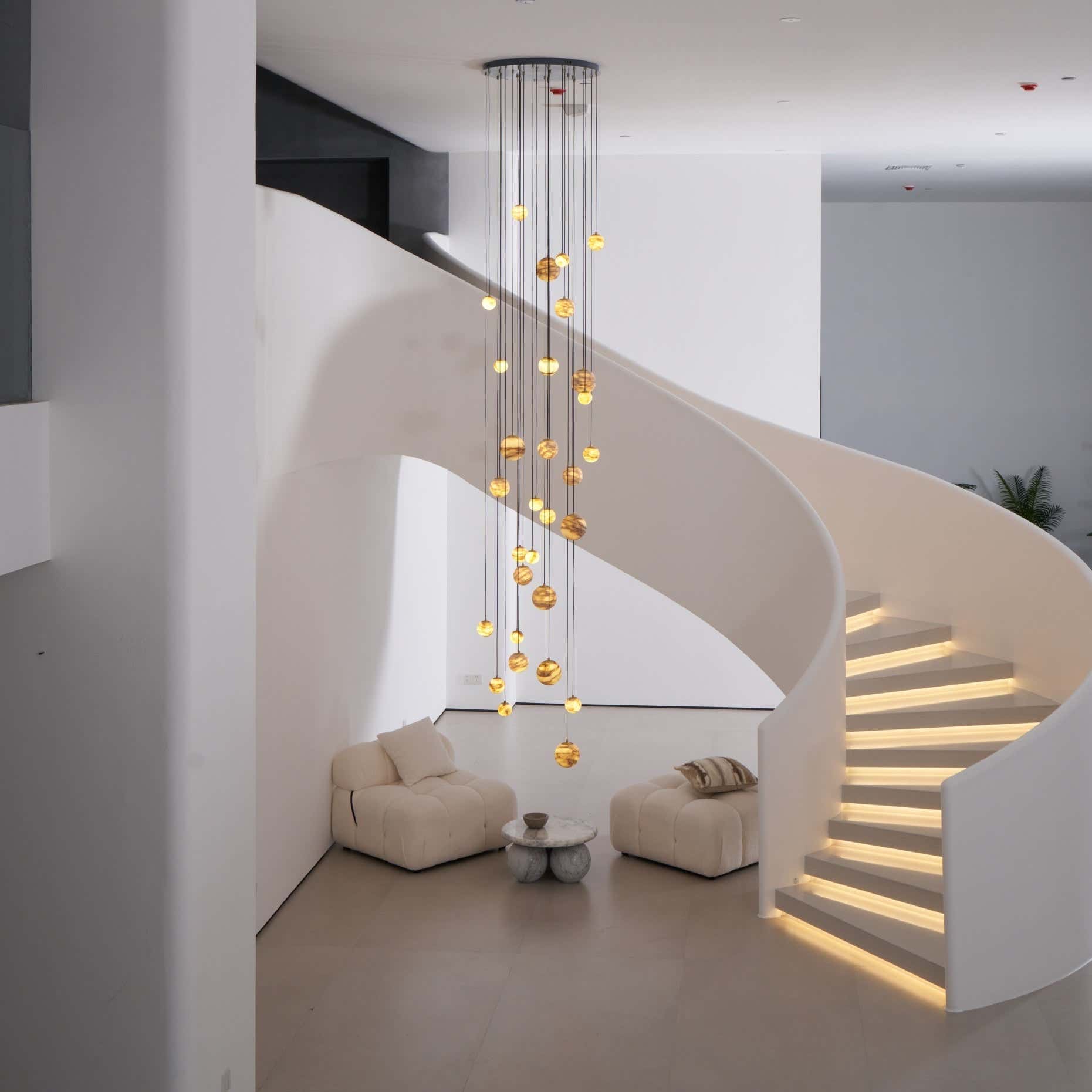 Sultana Alabaster Cluster Chandelier