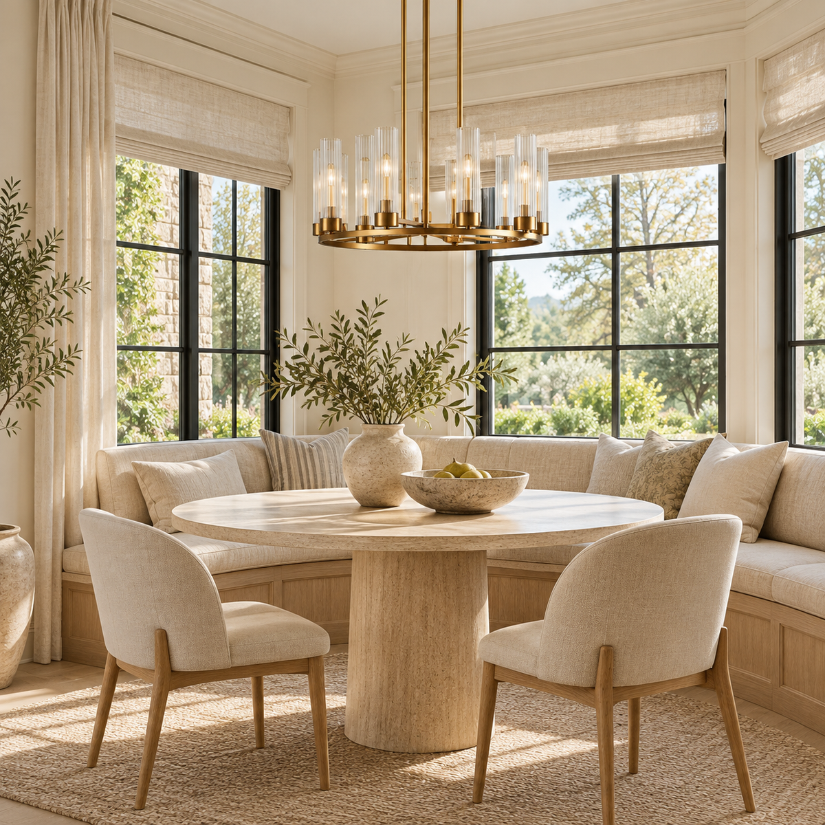 Andreas Round Chandelier 30" 40"D