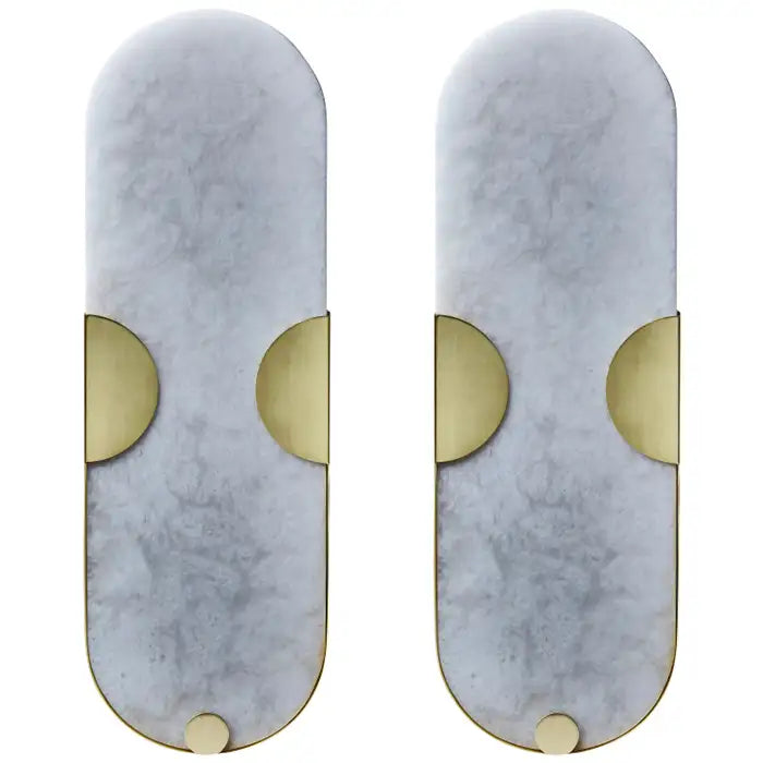 Pair of Alabaster Sconces