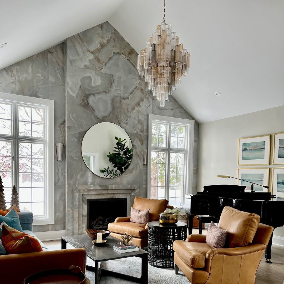 Addis Murano Glass Diamond Chandelier 49"H