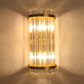 Three Sided Crystal Rod Wall Lamp