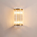 Three Sided Crystal Rod Wall Lamp