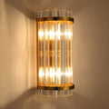 Three Sided Crystal Rod Wall Lamp