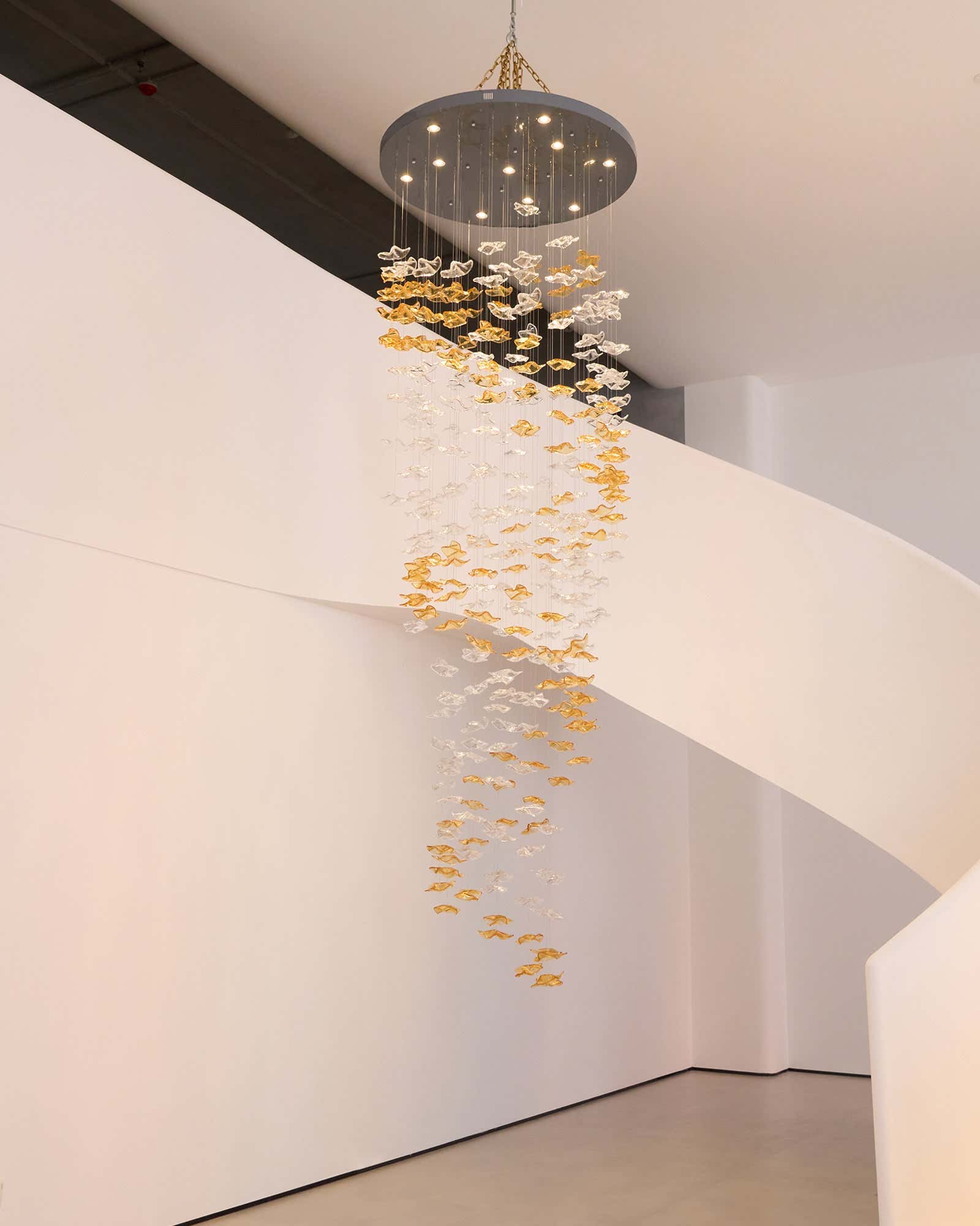 Tidal Art Glass Pendants (Without canopy)