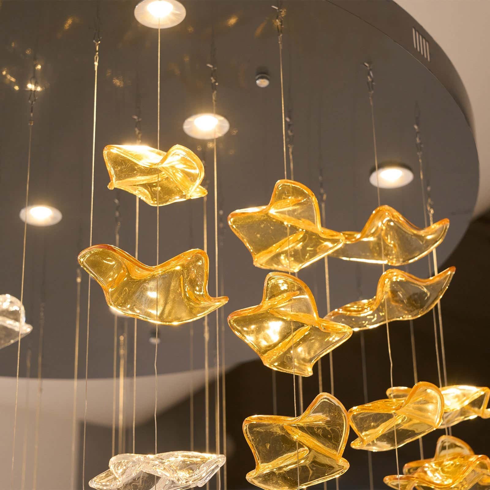 Tidal Art Glass Pendants (Without canopy)