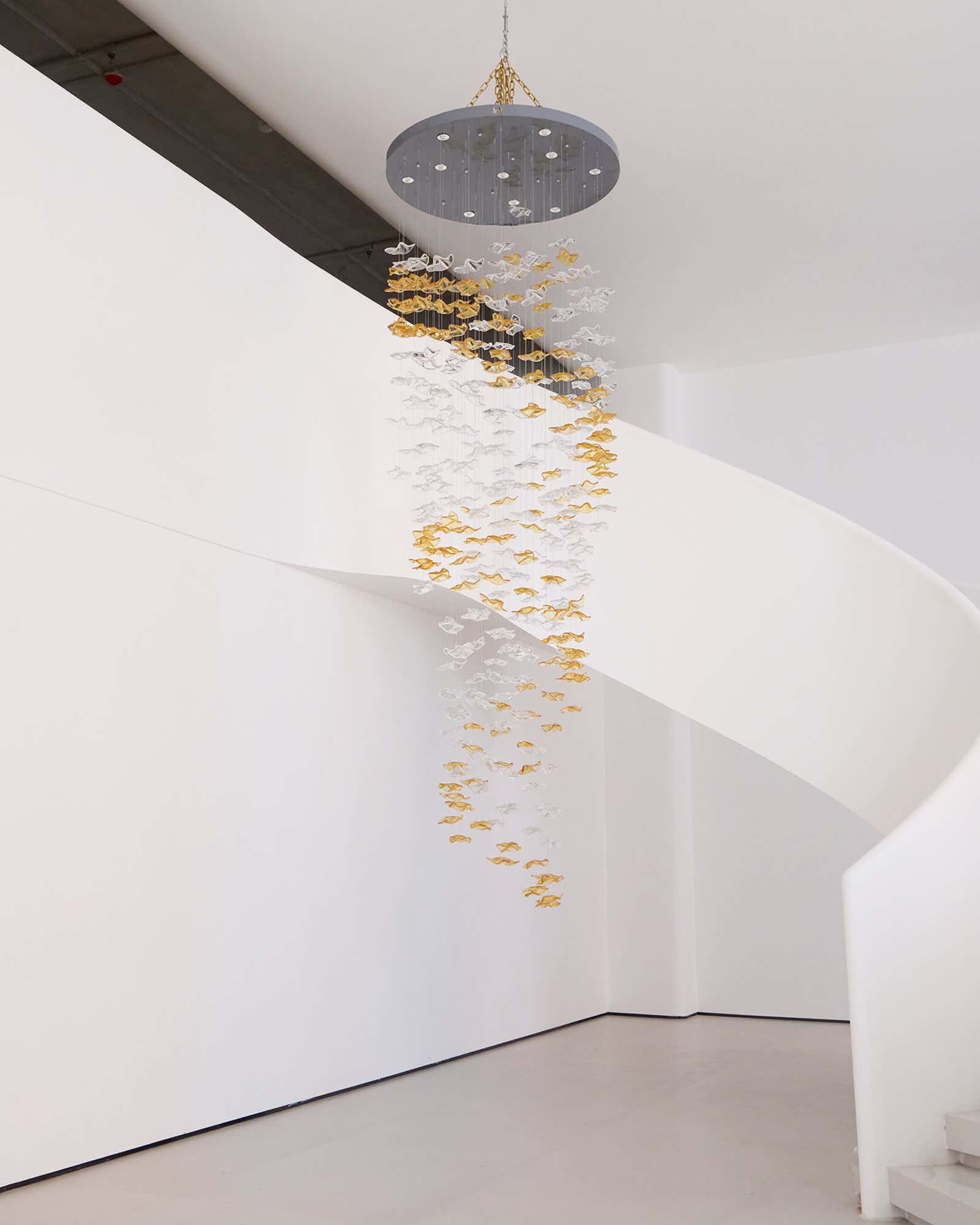 Tidal Art Glass Pendants (Without canopy)