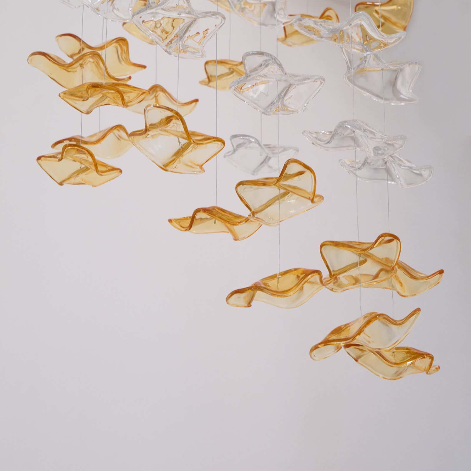 Tidal Art Glass Pendants (Without canopy)