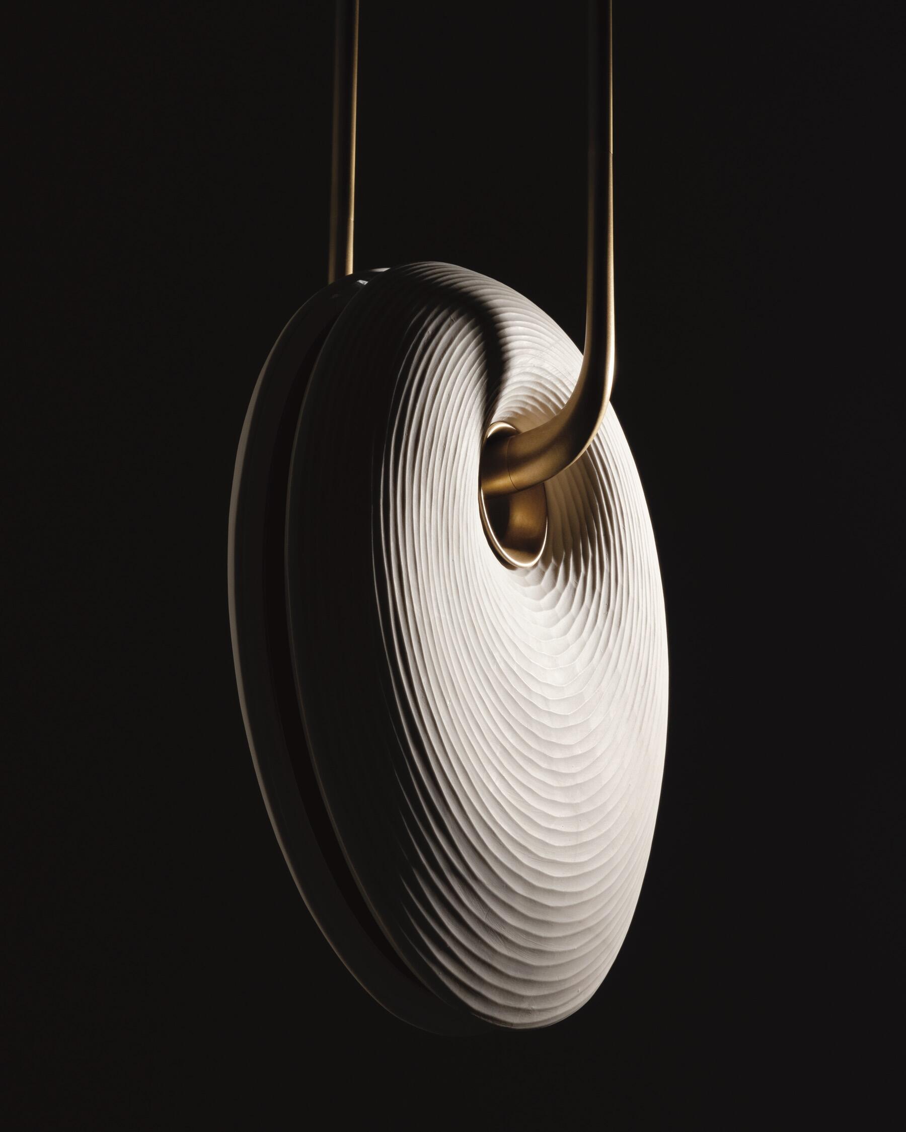 Porcelain Torus Pendant -3 sizes