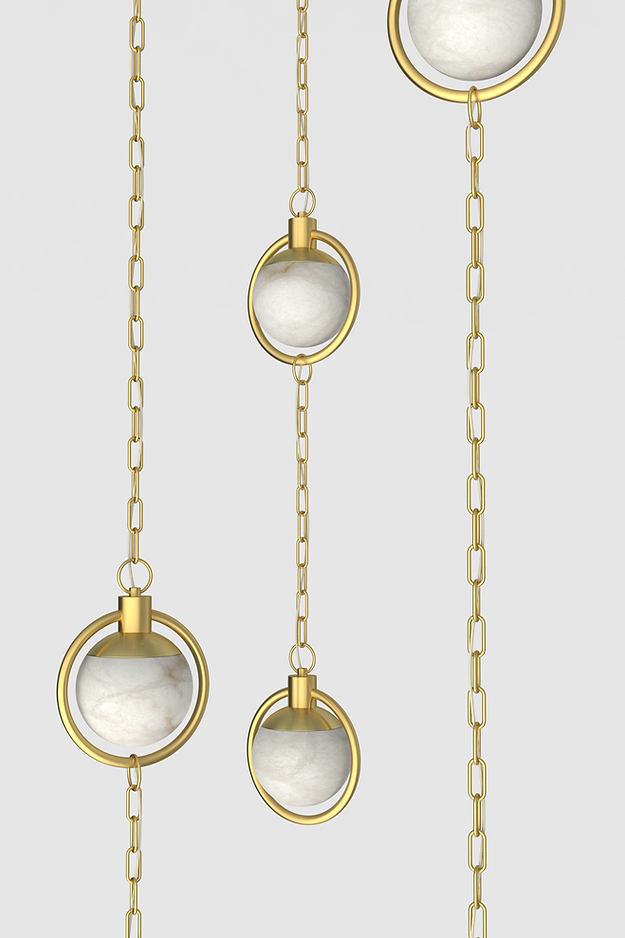 Trenato Alabaster Chandelier