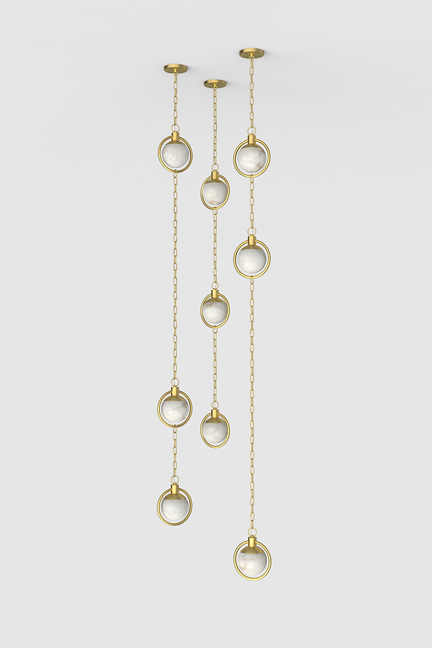 Trenato Alabaster Chandelier