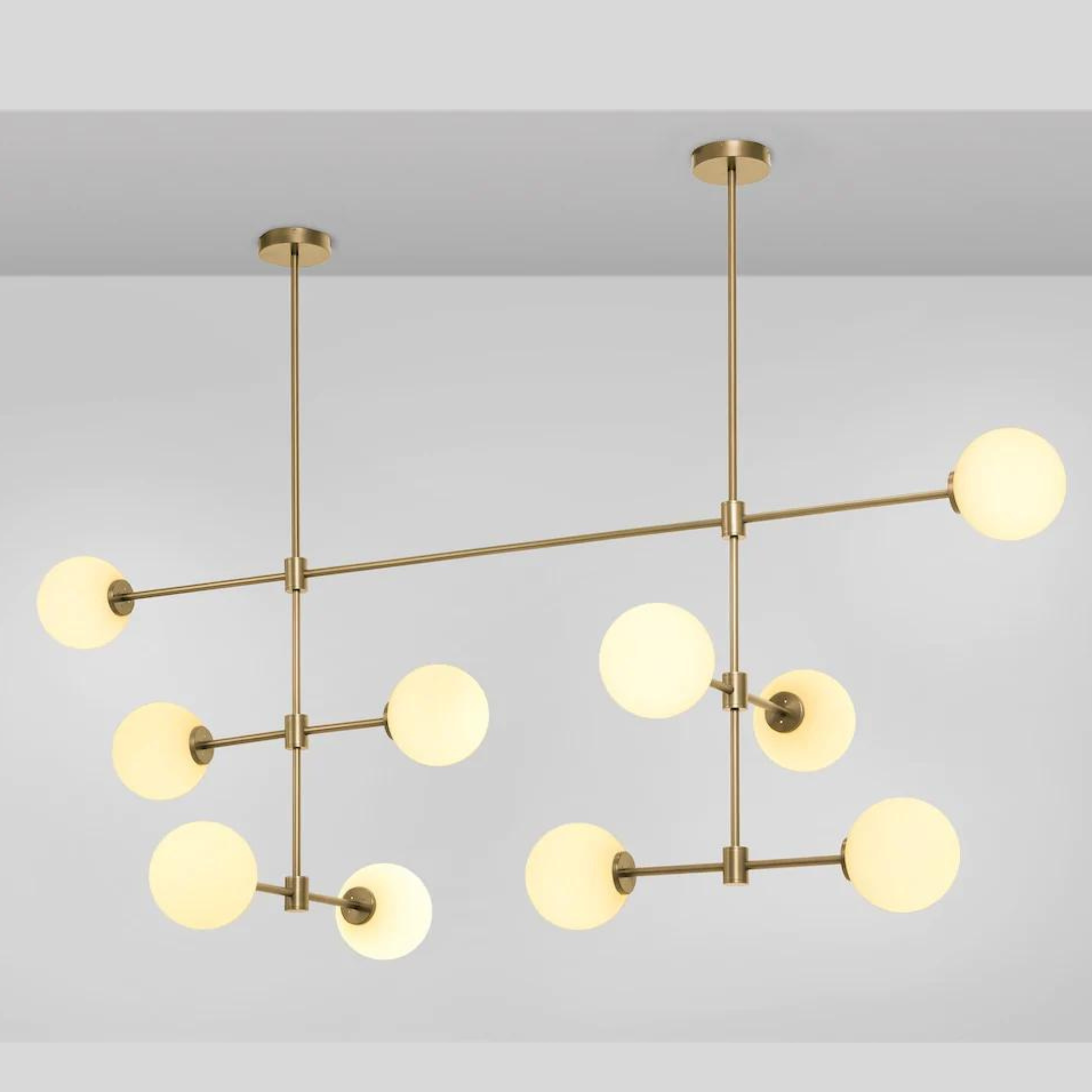 Trevi Multi Arm 6/10 (Satin Brass & Bronze)