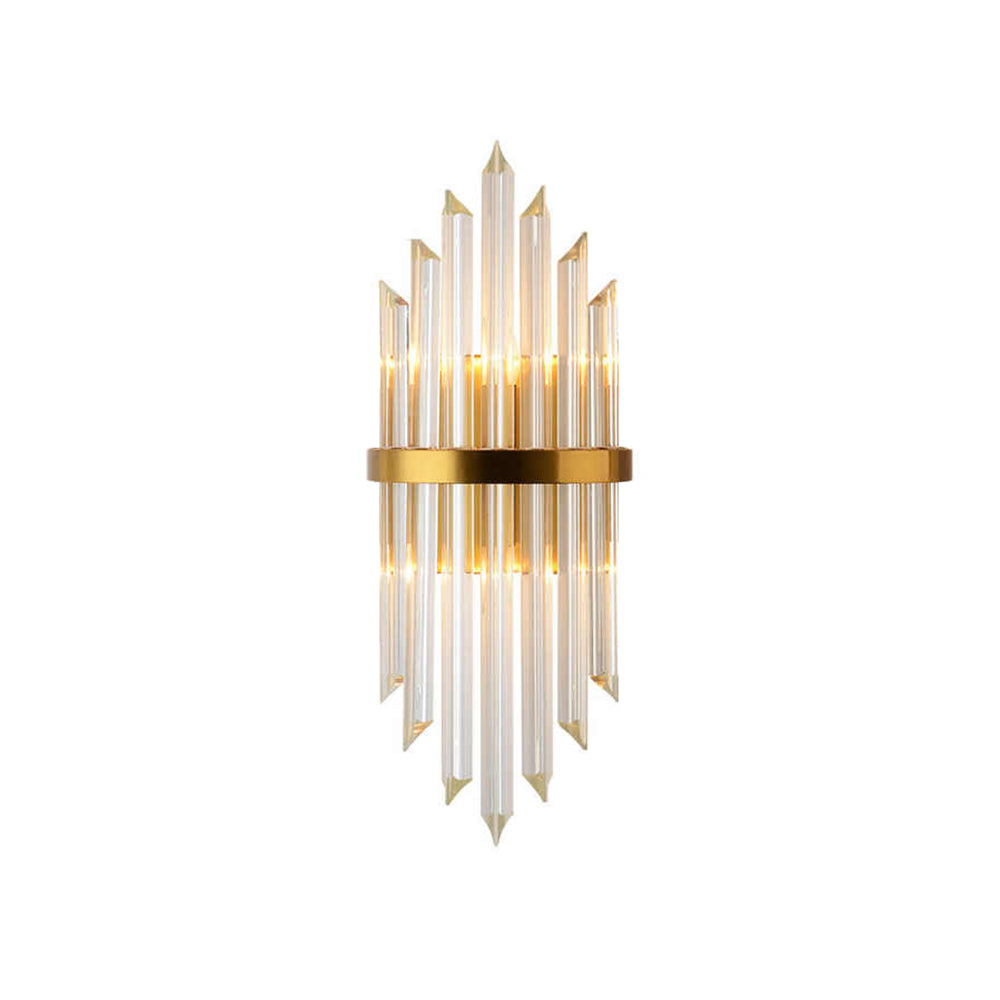 Triangular Crystal Rod Wall Lamp