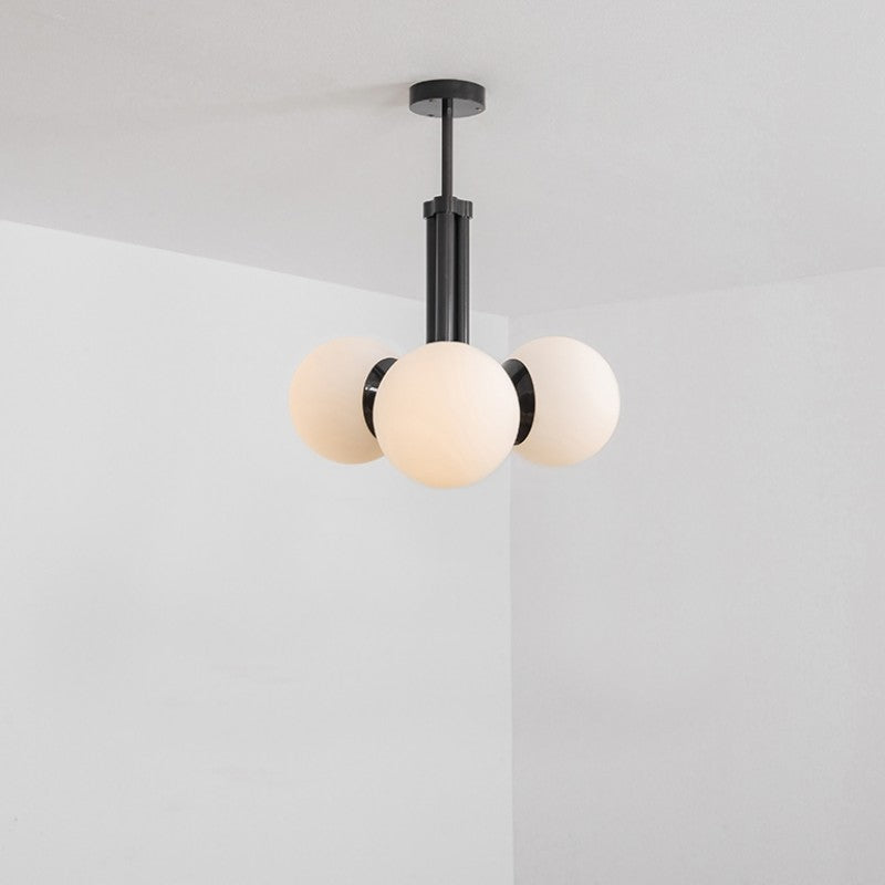 Tubular 3-Light Modern Brass Chandelier [M/L] - Schwung