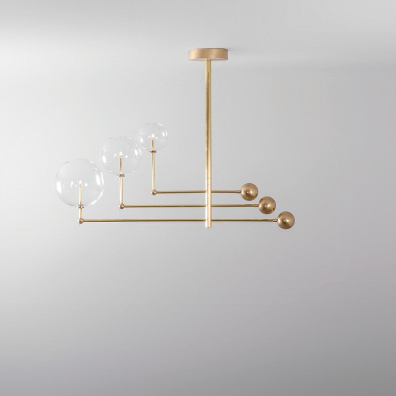 Soap 3-Light Modern Brass Chandelier - Schwung