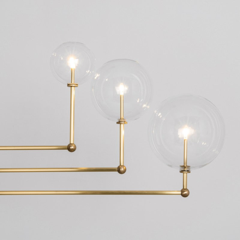 Soap 3-Light Modern Brass Chandelier - Schwung