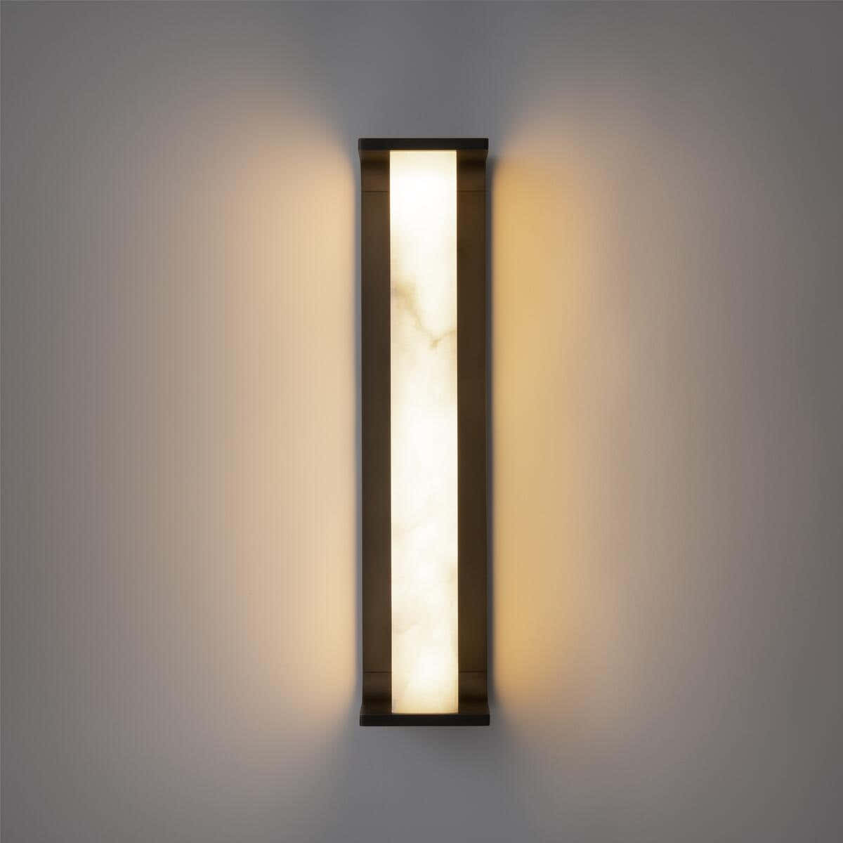 Bin Alabaster Sconce