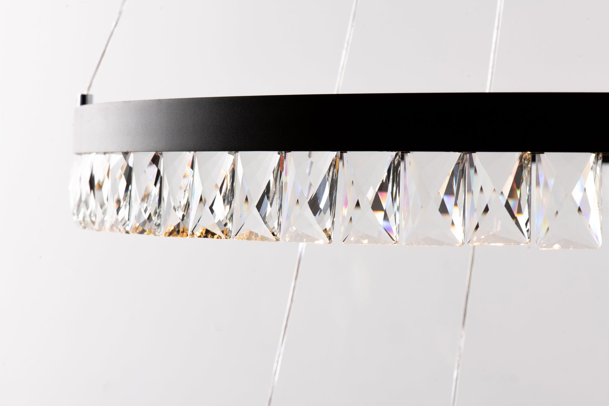 Avia Round Crystal Chandelier