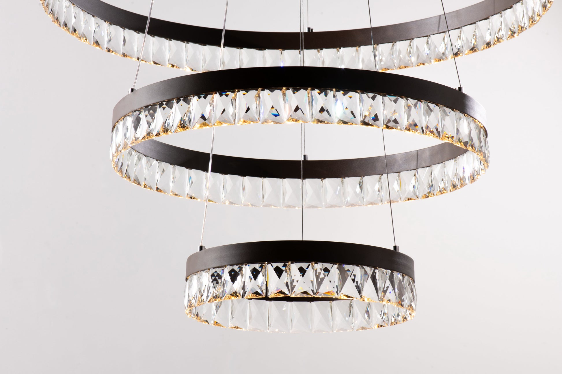 Avia Round Crystal Chandelier