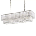 Vittoria Modern Chandeliers (Nickel Finish/Clear Glass) 